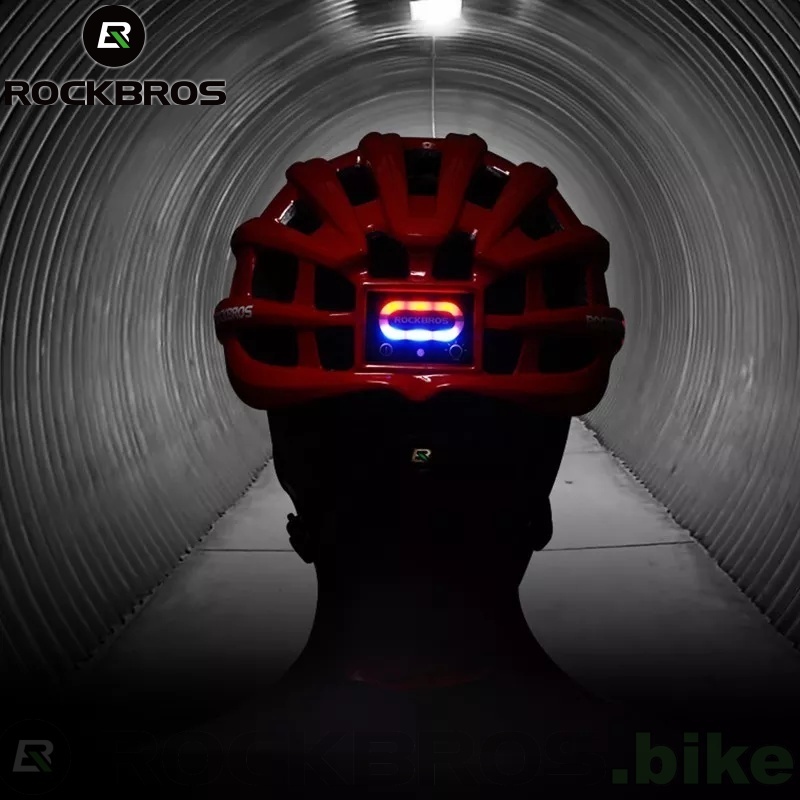ROCKBROS Cyklistická přilba s předním, bočním a zadním světlem ZN1001